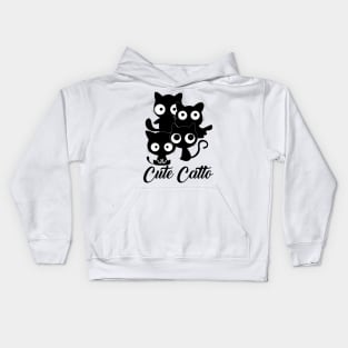 Cute catto Kids Hoodie